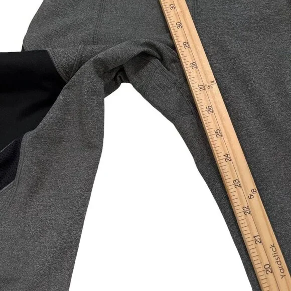 Ivy Park Athletic Grey, Pink, and Black Colorblock Mesh‎ Leggings Size Small